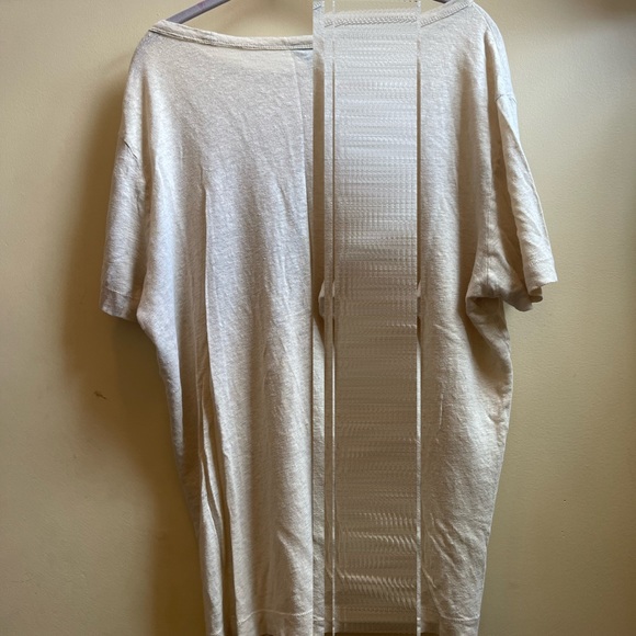 Roots Beige Linen T-Shirt - Picture 4 of 6